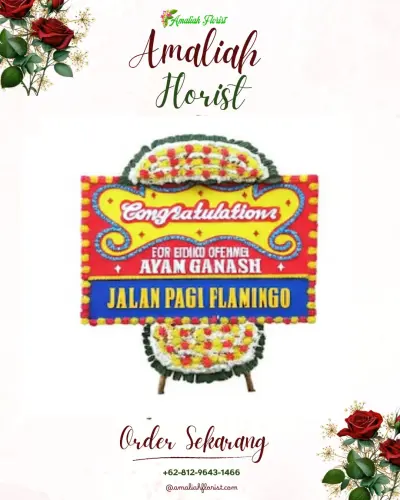 Bunga Papan Congratulation di Labukkang